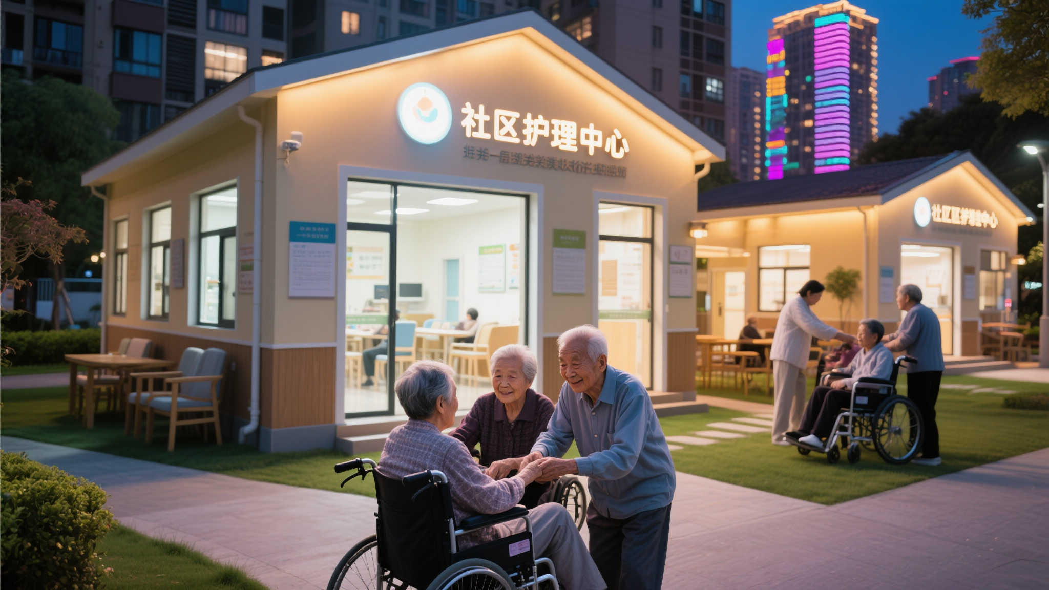 此外，多年来一直被弱势群体关注的社区养老
