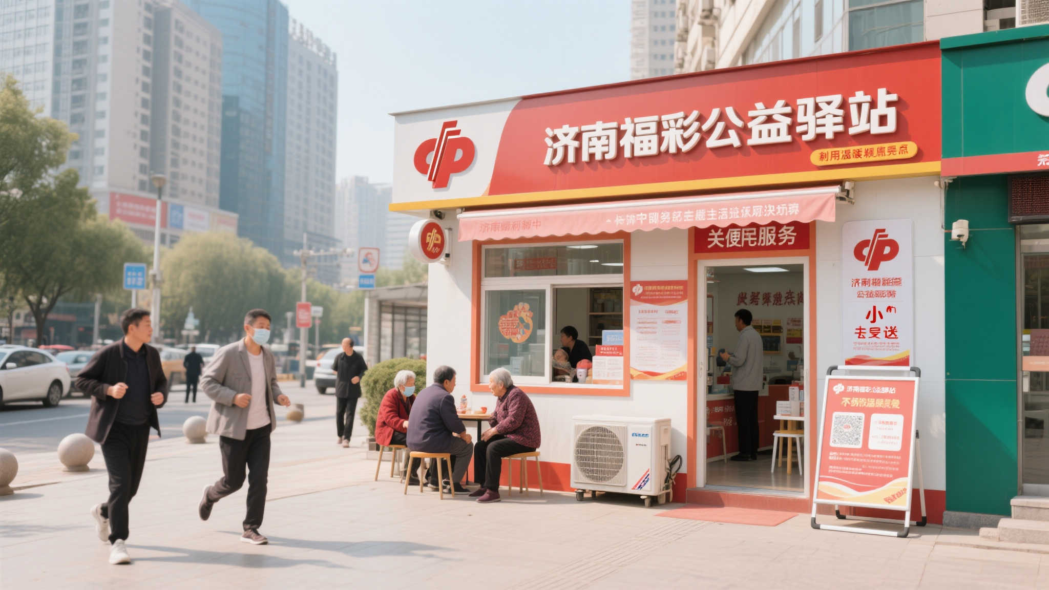 用温暖点亮城市的角落——济南福彩公益驿站