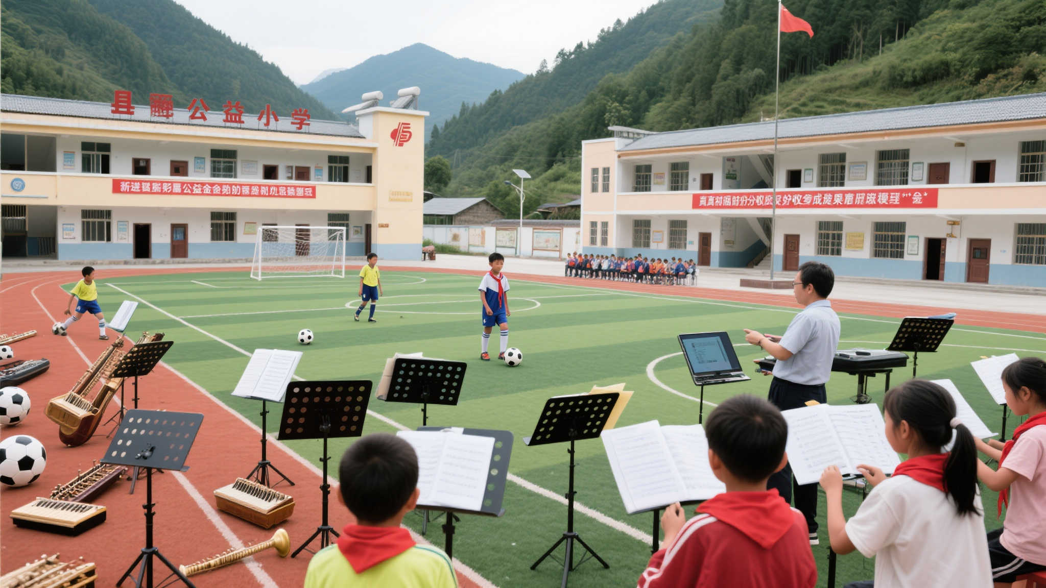 在某省边远山区，由于长时间缺乏硬件教学设