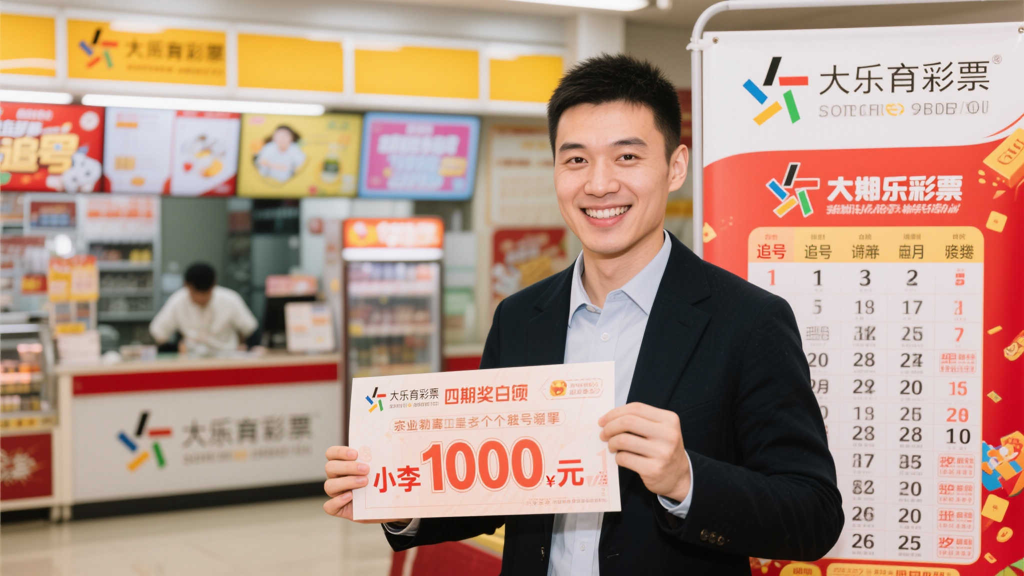 当然，像这样通过几期守号就中得百万大奖的