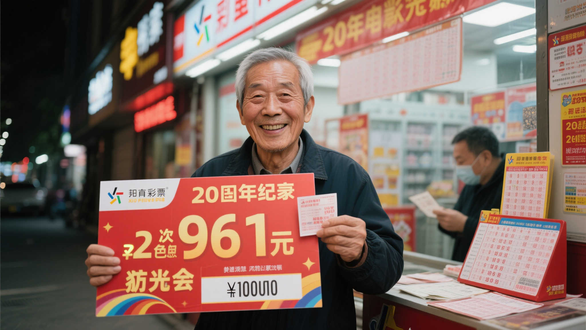 老彩民20年坚持守号，双色球终揽961万大奖