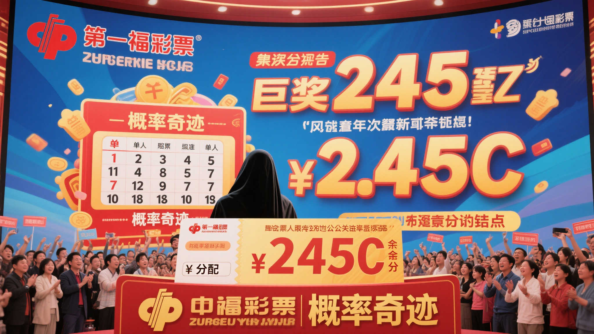 一、福彩245亿巨奖的惊人事实
据相关