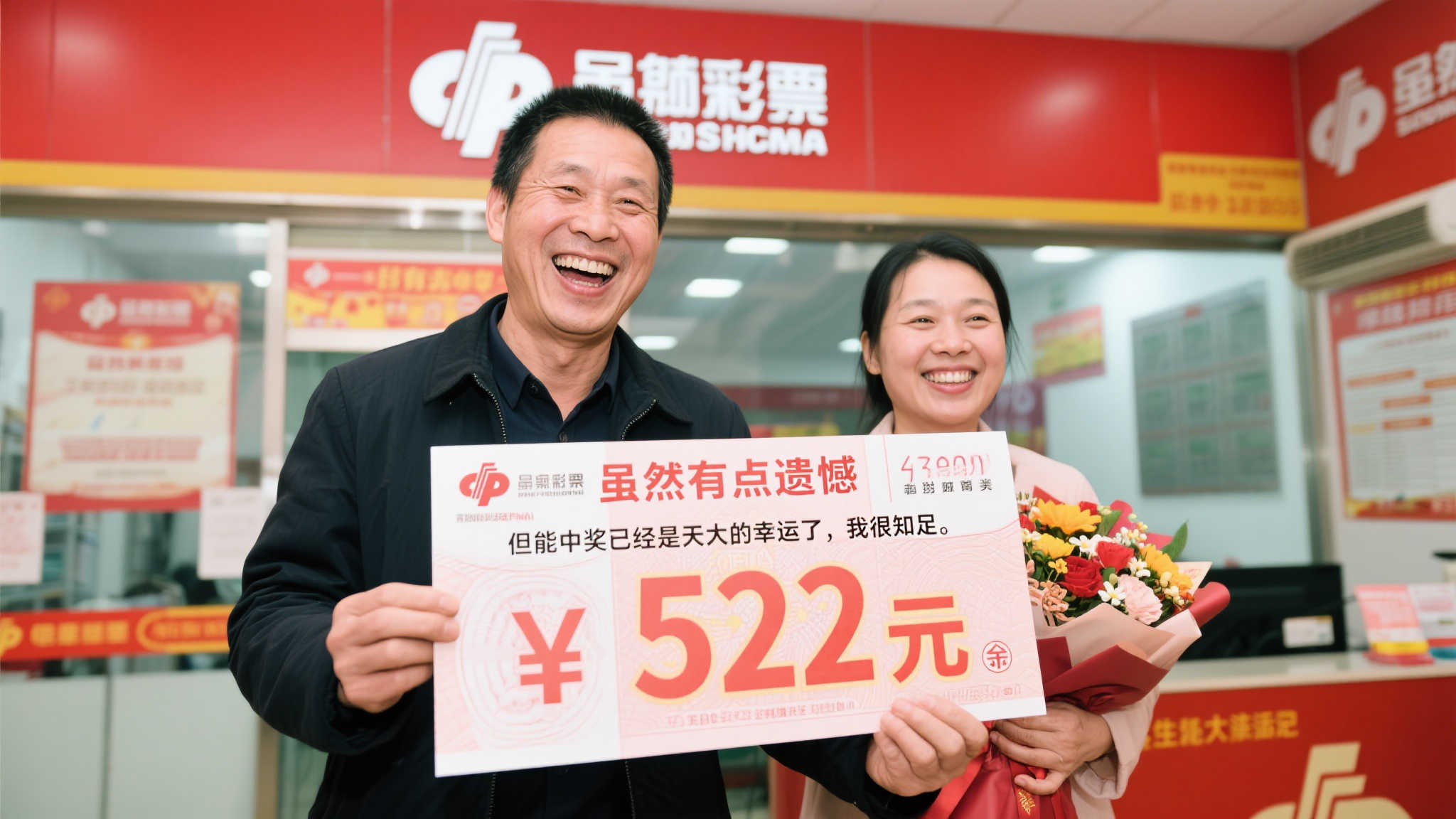 不过，这种遗憾并没有影响他的喜悦心情。毕