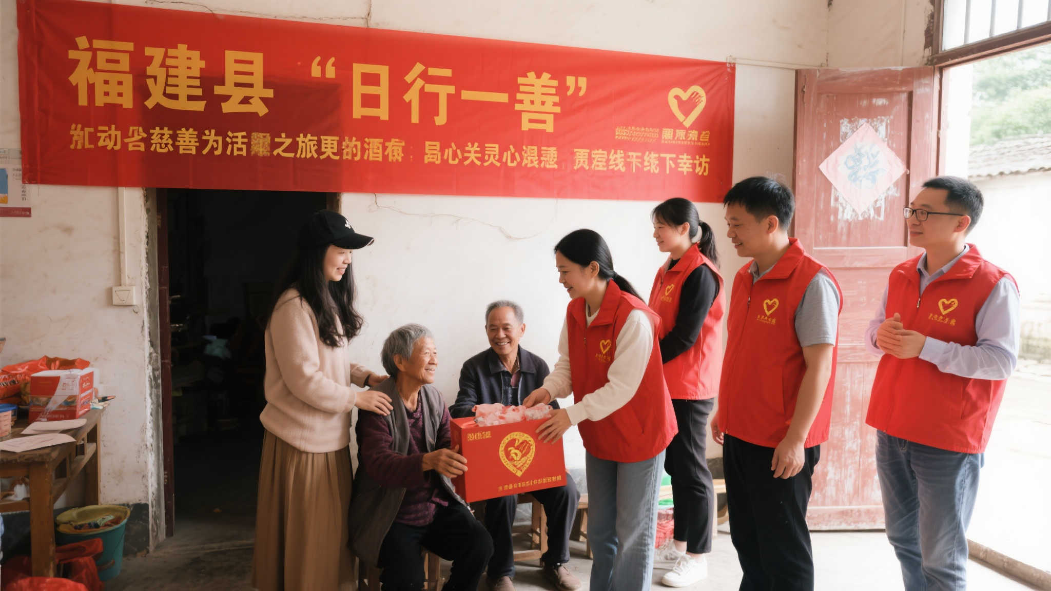 在福建省内，这次名为“日行一善”的活动成