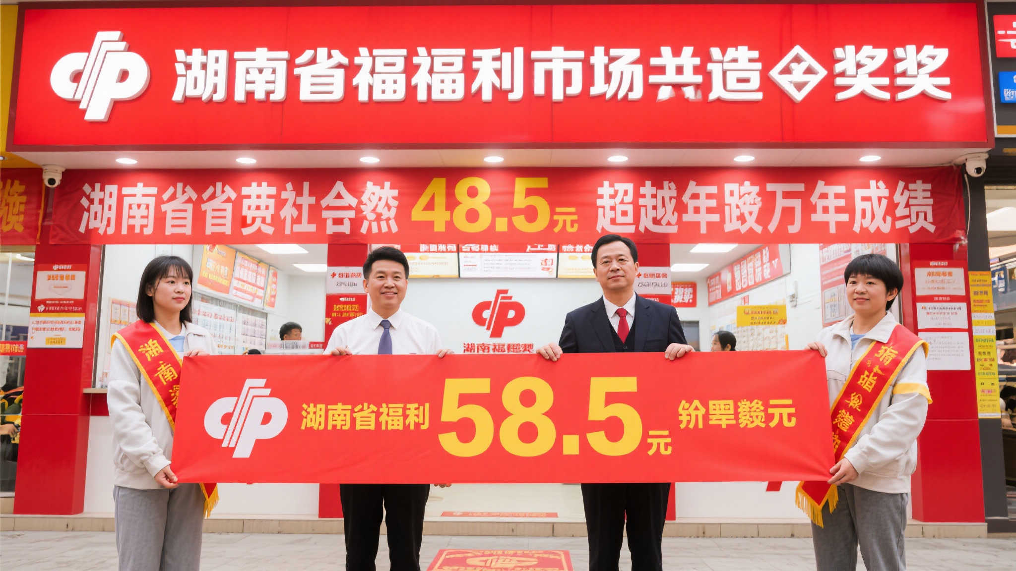 湖南福彩创新高,今年销量突破58.5亿元 湖南省福利彩票市场再创佳绩,以高达58.