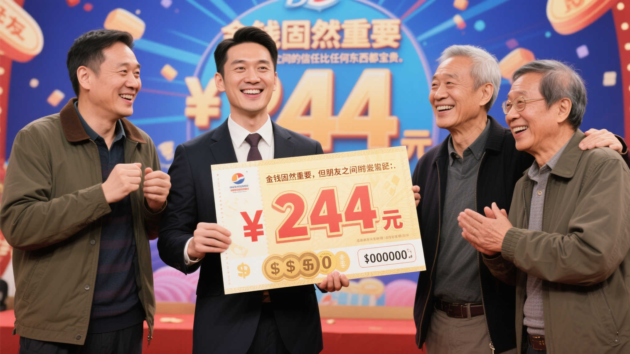 今年，其中一位好友意外中得了一笔高达24