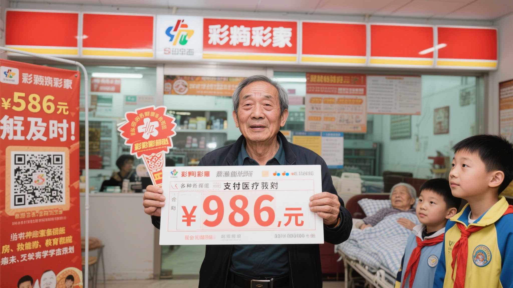 中奖后，这位老彩民坦言，这笔586万元的