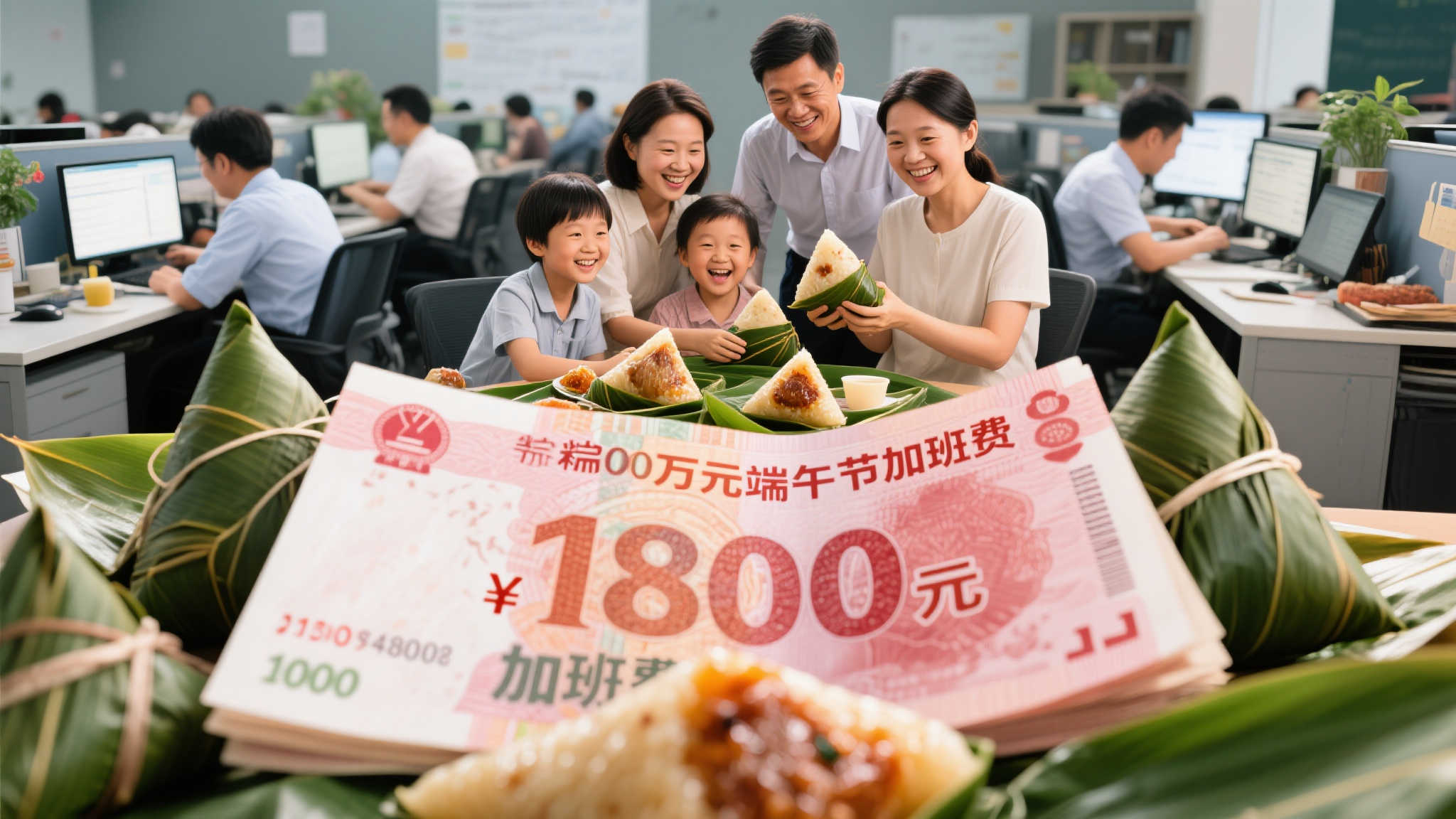 端午节1800万‘加班费’的惊人内幕曝光! 端午节,本该是家人团聚、品尝粽子的温馨时